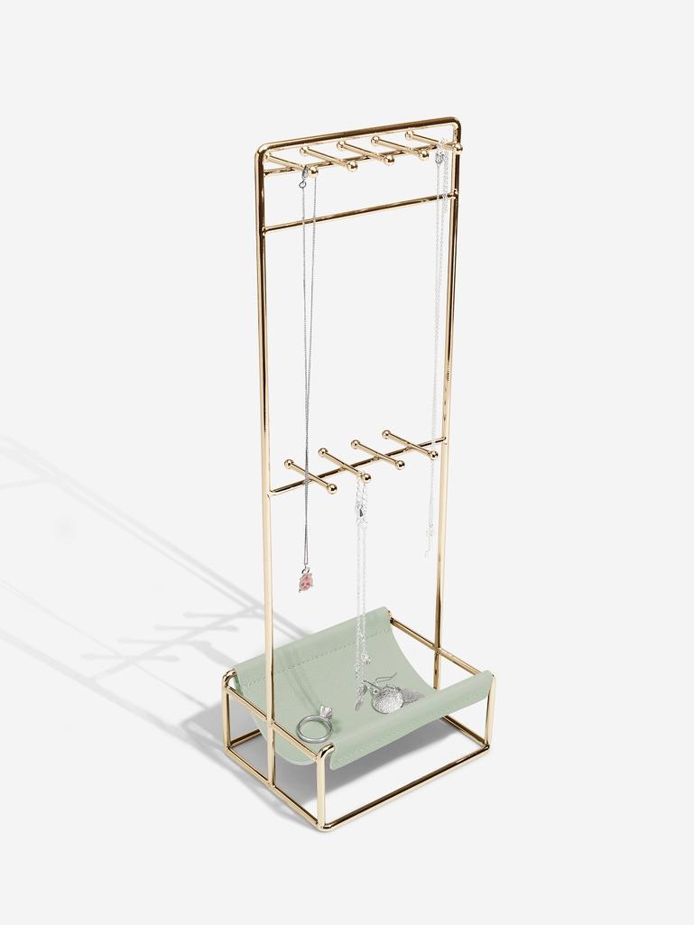 Sage Green Scoop Jewellery Stand
