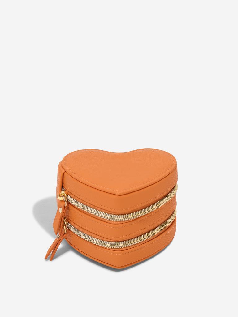 Abbott Lyon X Stackers Peach Zipped Heart Jewellery Box