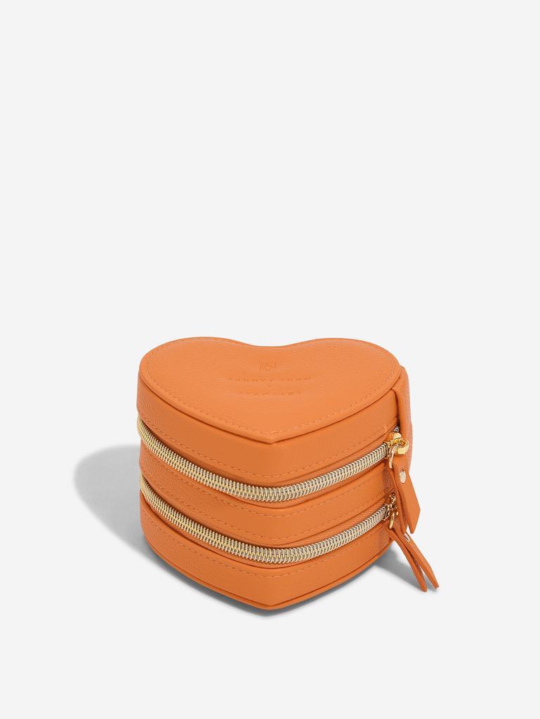 Abbott Lyon X Stackers Peach Zipped Heart Jewellery Box