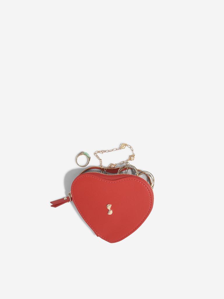 Red Travel Pouch Set of 2