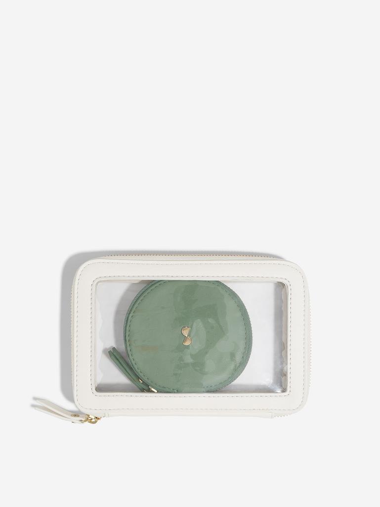 Seafoam Travel Pouch Set of 2