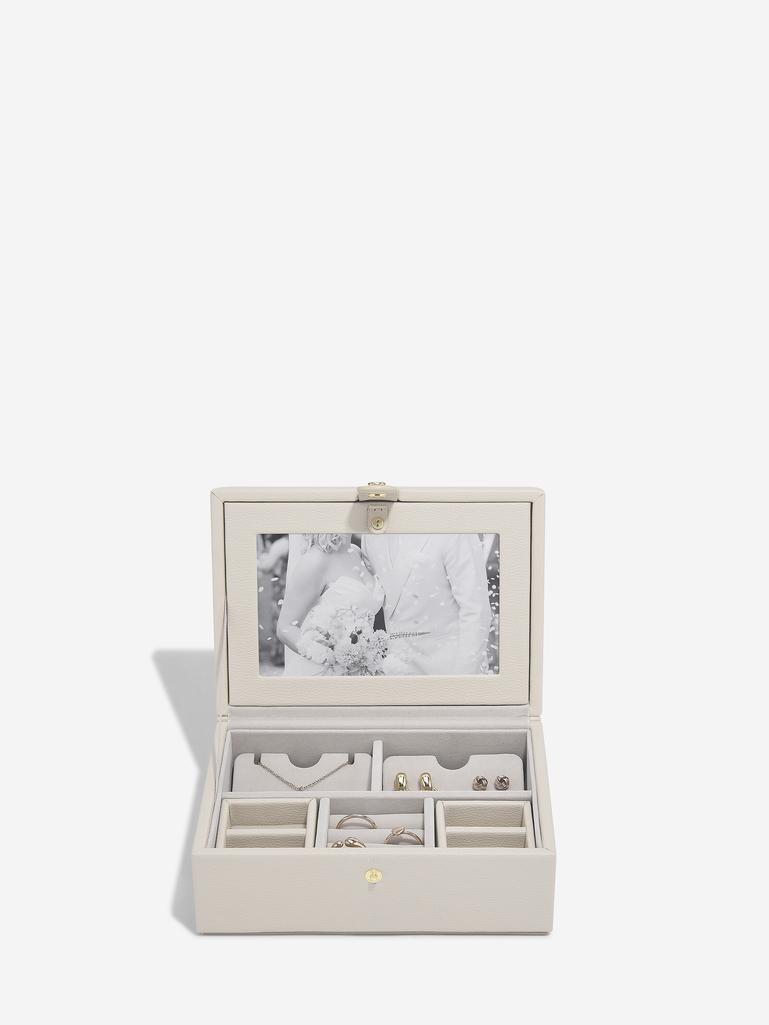 Oatmeal Luxury Photo Jewellery Box