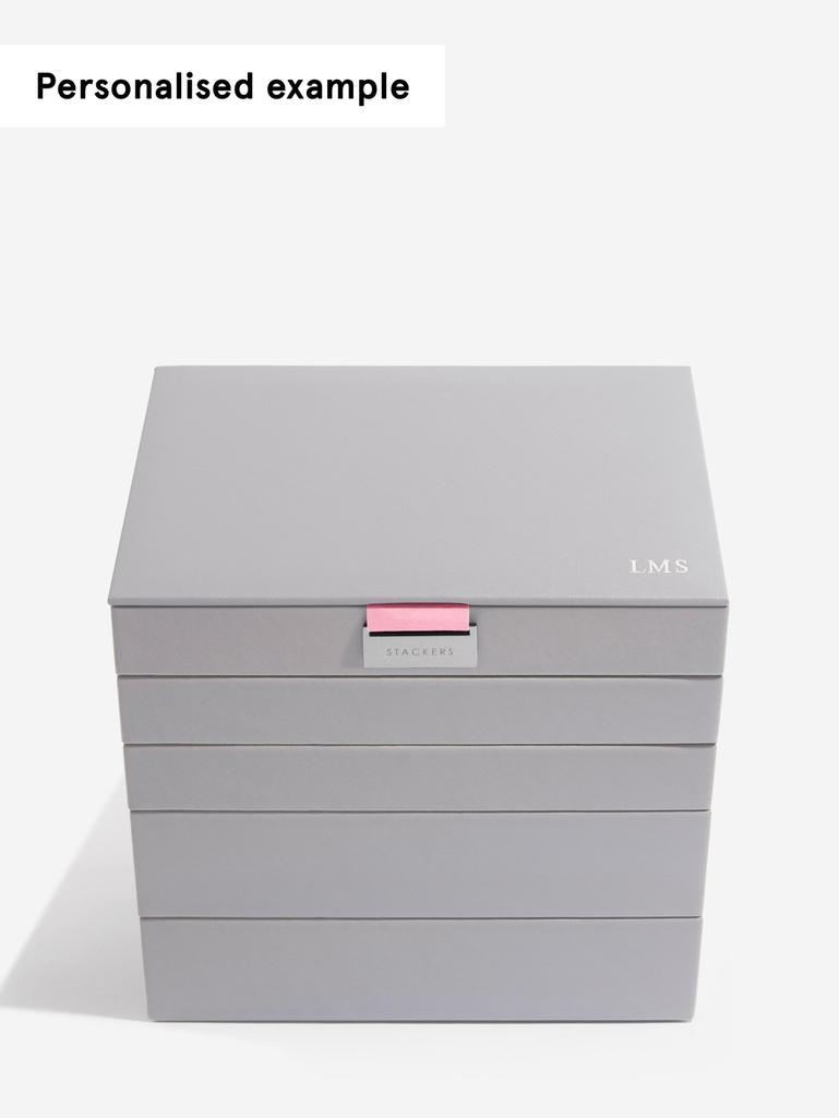 Grey & Rose Classic Jewellery Box Set of 5