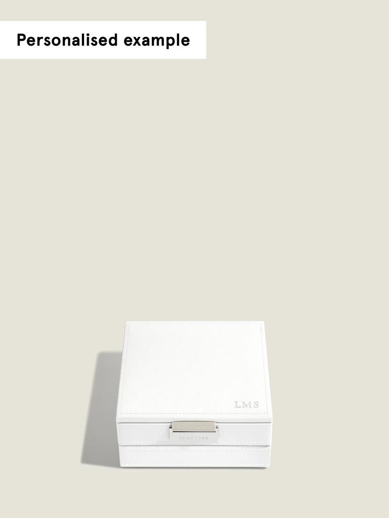 White Charm Jewellery Box