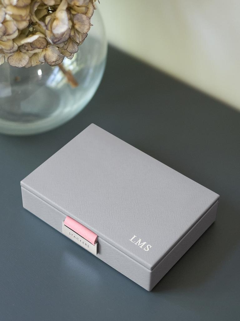 Grey & Rose Mini Jewellery Box Lid
