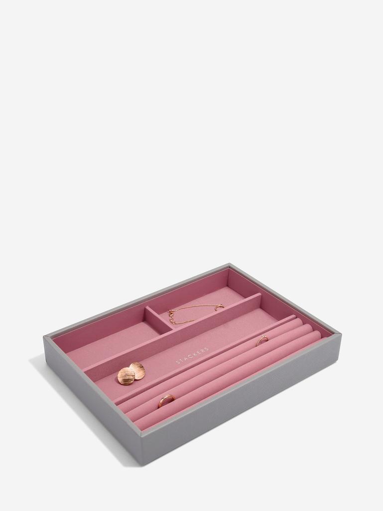 Grey & Rose Classic Ring & Bracelet Layer