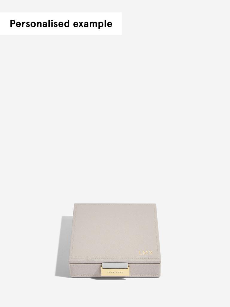 Taupe Charm Jewellery Box Lid