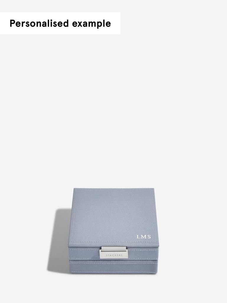 Dusky Blue Charm Jewellery Box