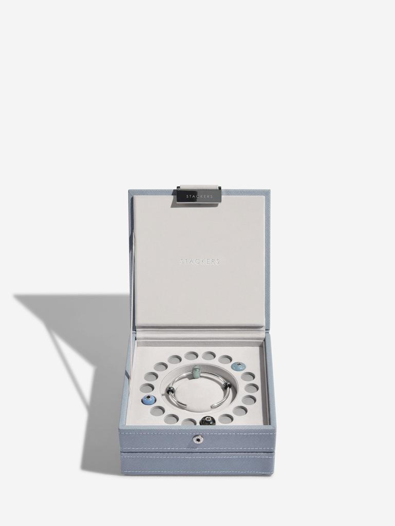Dusky Blue Charm Jewellery Box