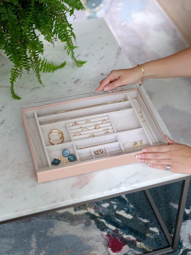 Blush Supersize Ring & Accessory Layer with Display Lid