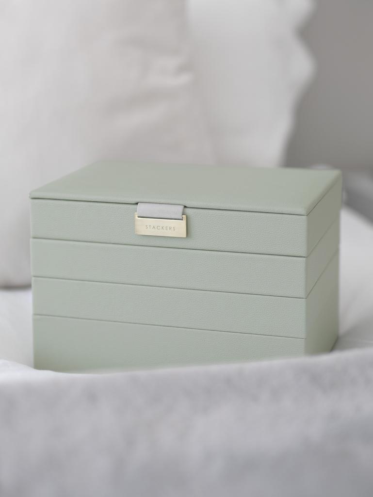 Sage Green Classic Jewellery Box Set of 4