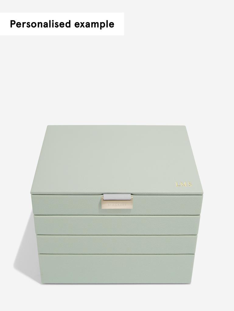 Sage Green Classic Jewellery Box Set of 4