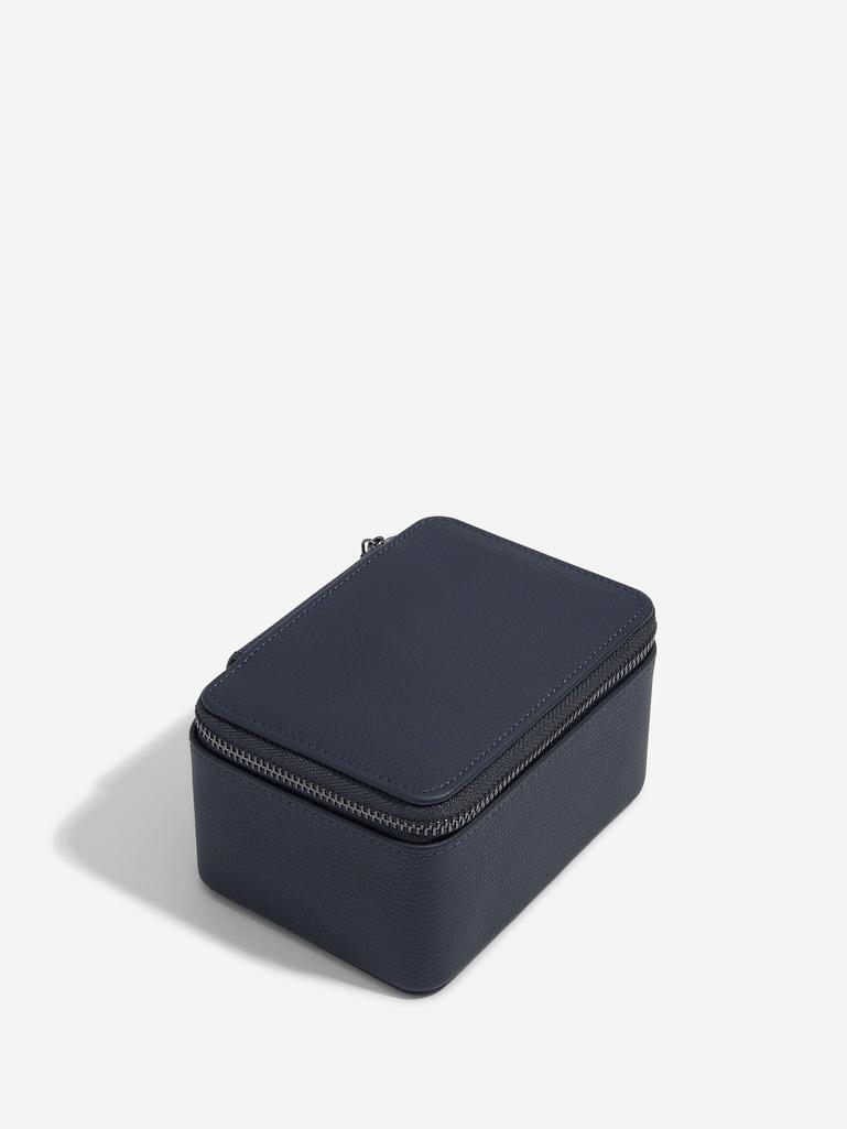 Pudełko na zegarki podróżne Stackers Pebble dwukomorowe granatowe