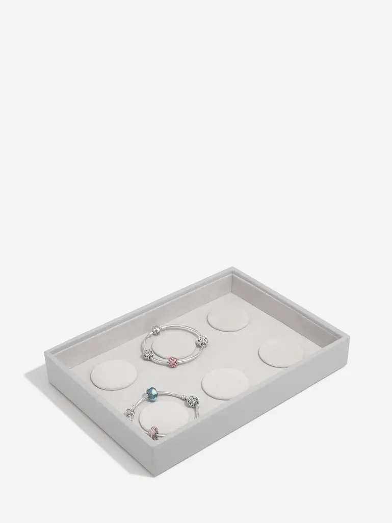 Szkatułka na bransoletki charms Stackers classic kamienna szarość