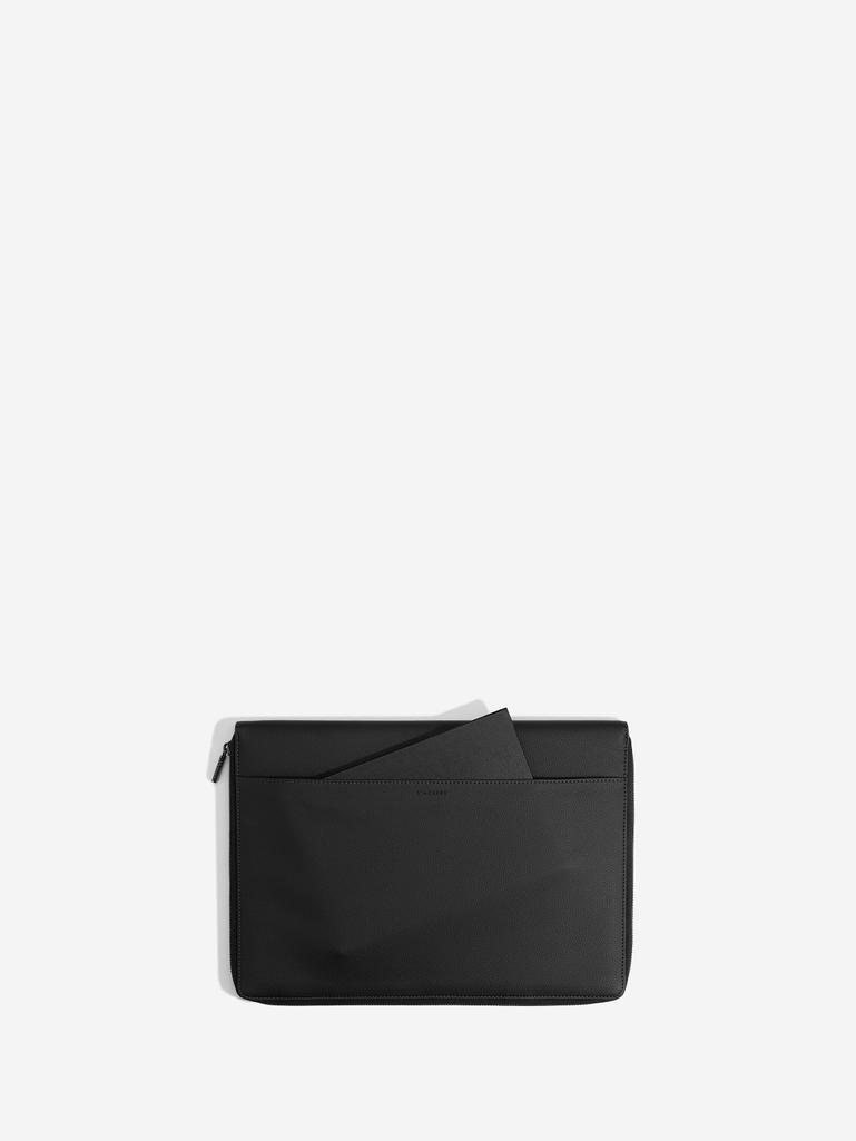 Black Pebble A4 Document Folder
