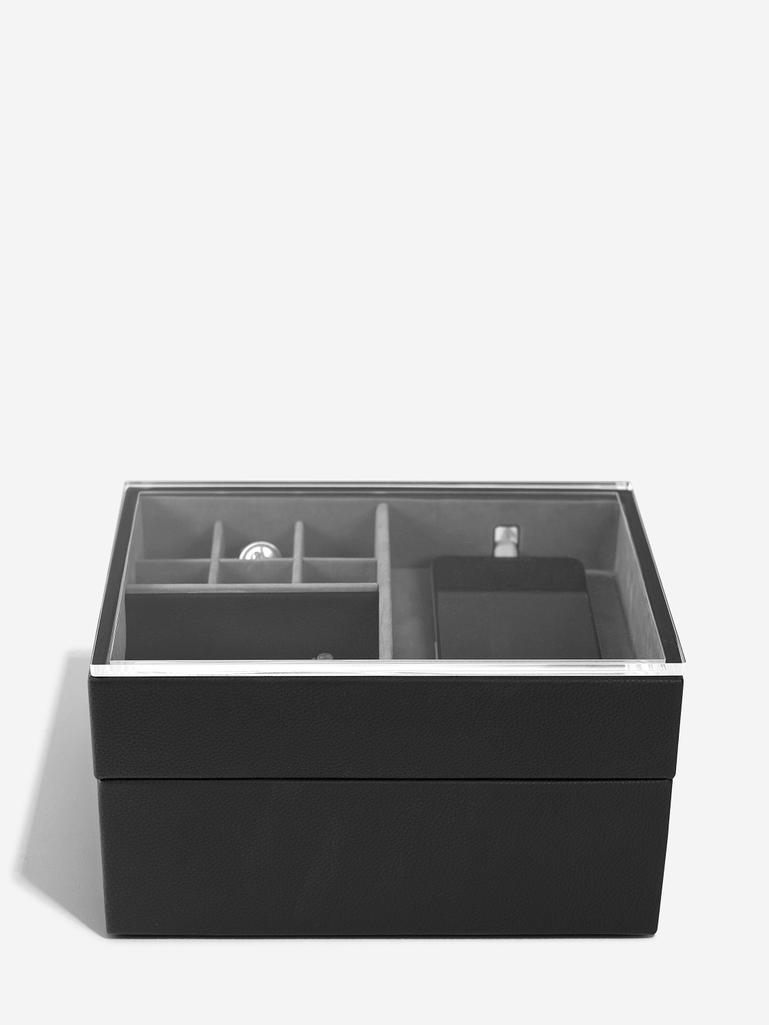 Black Valet & Watch Box