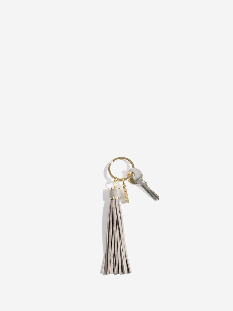 Taupe Tassel Keyring