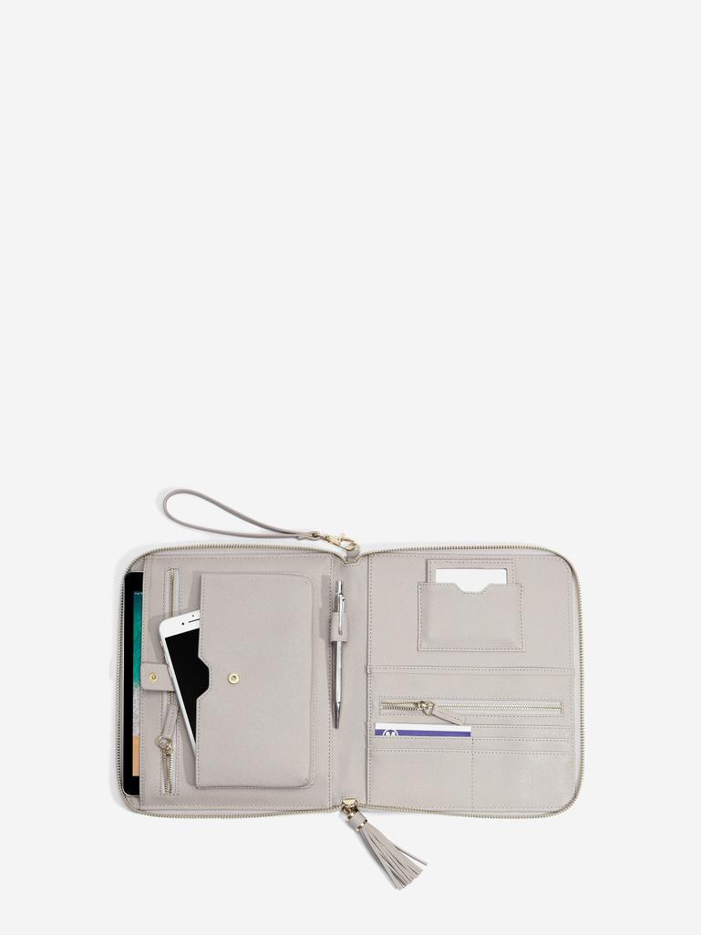 Taupe Clutch Bag