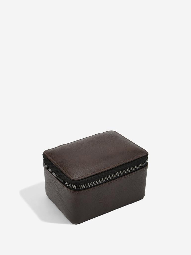 Brown Large Zipped Watch Box
