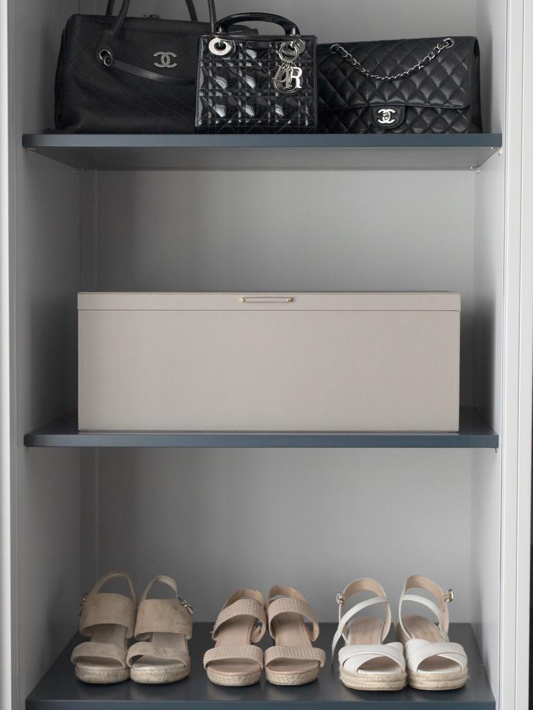 Taupe & Gold Large Storage Box