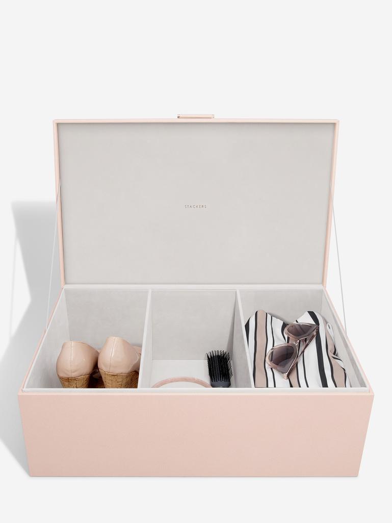 Blush Pink & Gold Large Storage Box