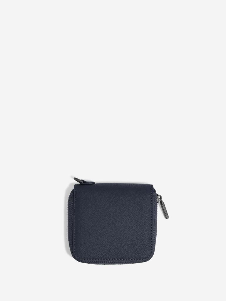 Navy Blue Compact Jewellery Roll