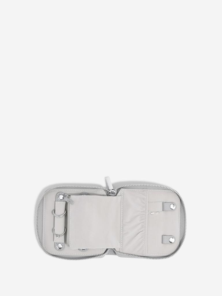 Pebble Grey Compact Jewellery Roll