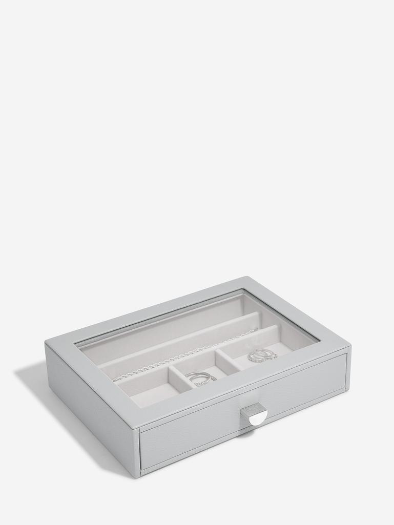 Pebble Grey Classic Jewellery Box Display Drawer
