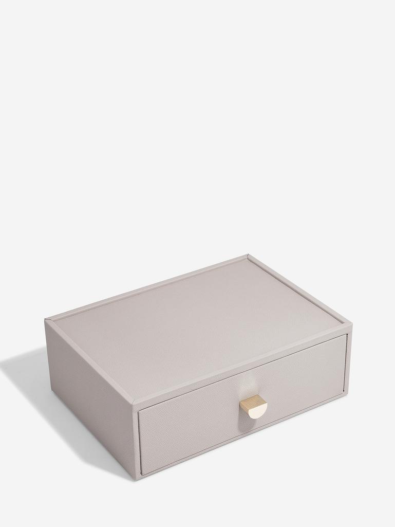 Szkatułka na biżuterię Stackers classic taupe z szufladą