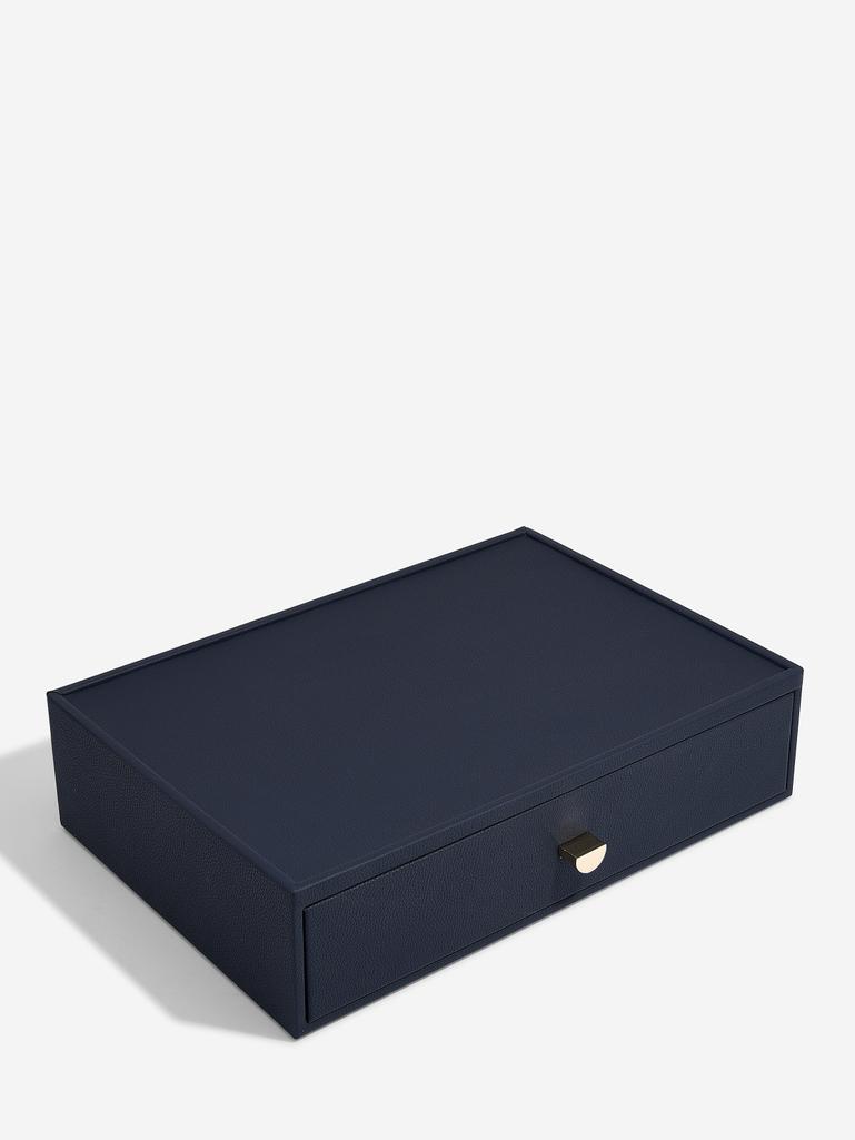 Navy Pebble Supersize Accessory Drawer Layer