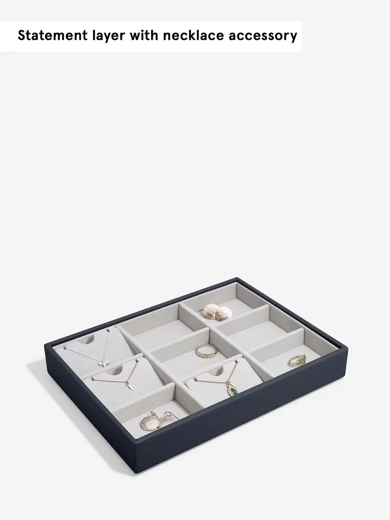 Navy Blue Classic Statement Jewellery Layer