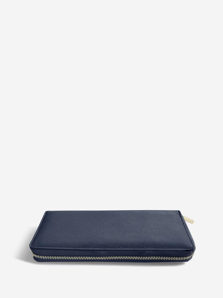 Navy Blue Jewellery Roll