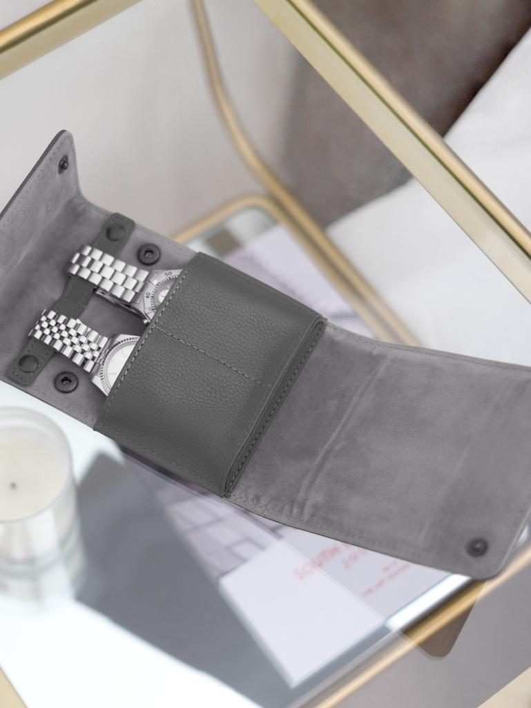 Slate Grey Double Watch Wrap