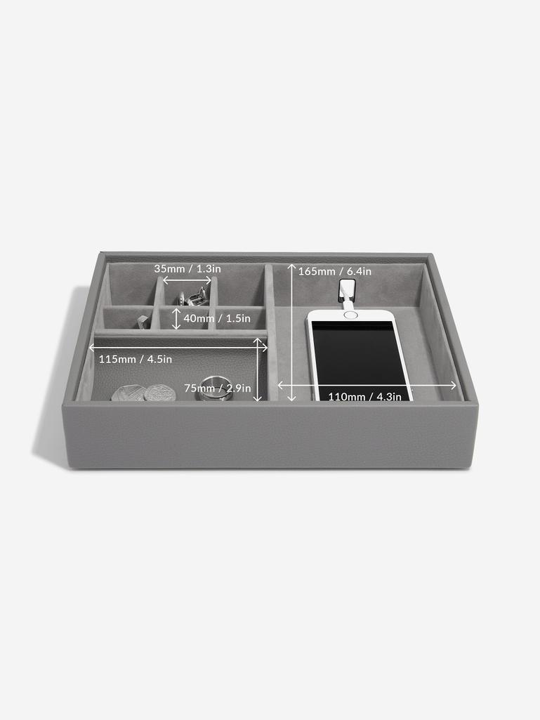 Slate Grey Valet & Acrylic Lid
