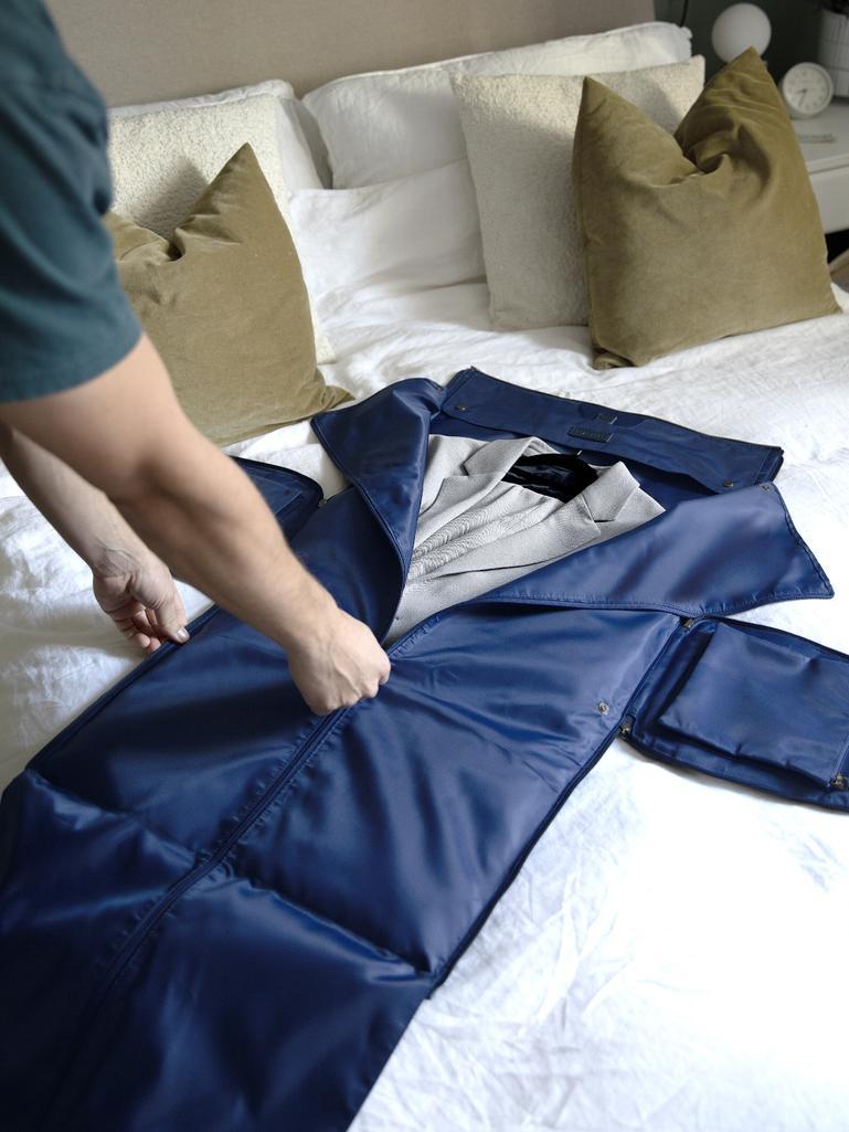 Navy Suit Bag