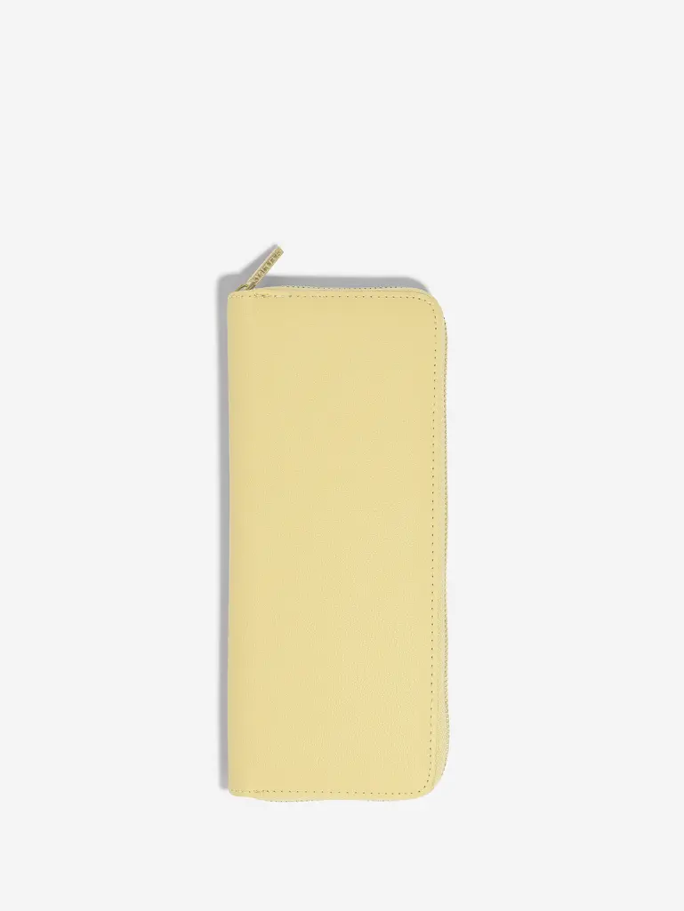 Butter Yellow Jewellery Roll