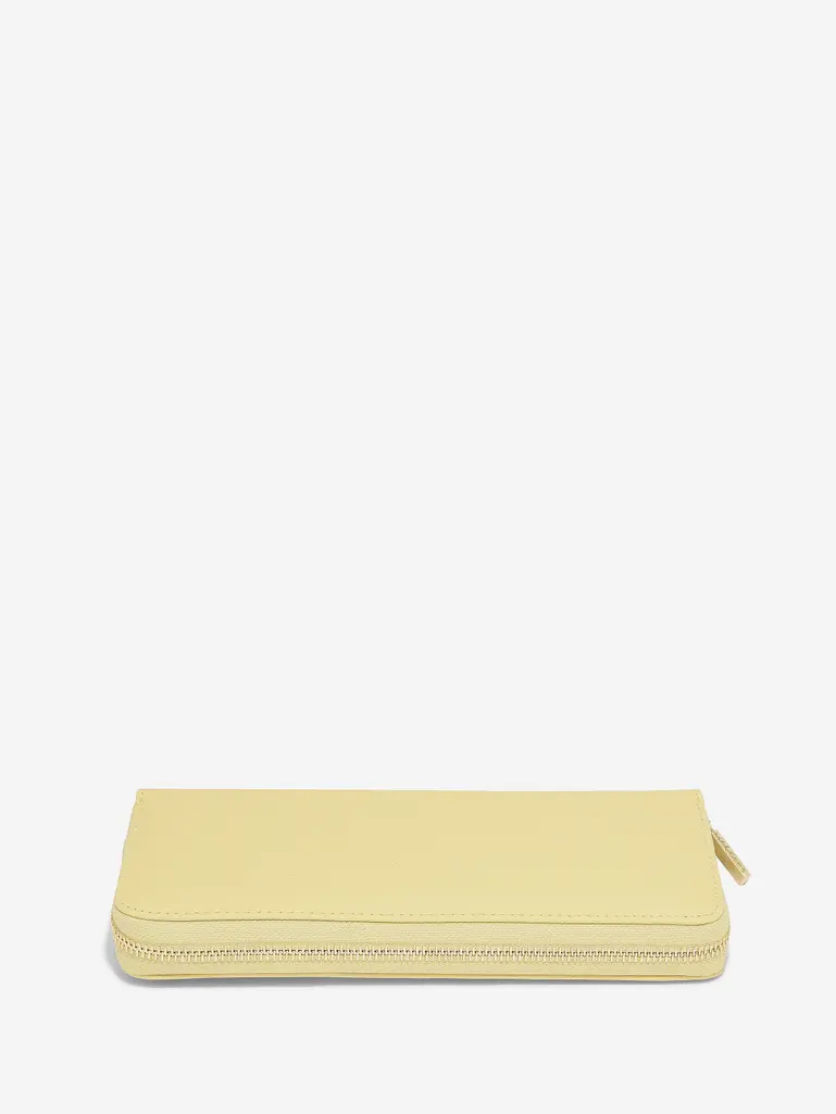 Butter Yellow Jewellery Roll