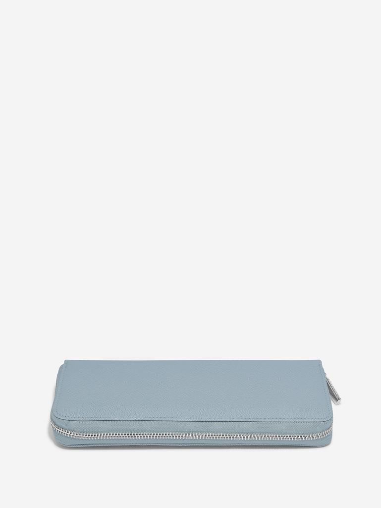 Dusky Blue Jewellery Roll