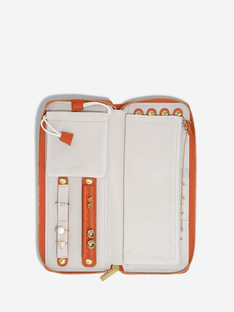 STACKERS ORANGE JEWELLERY ROLL