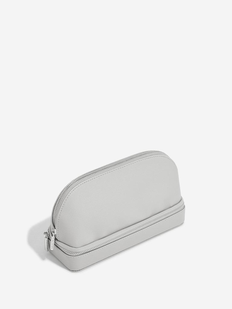 Pebble Grey Cosmetic and Jewellery Bag