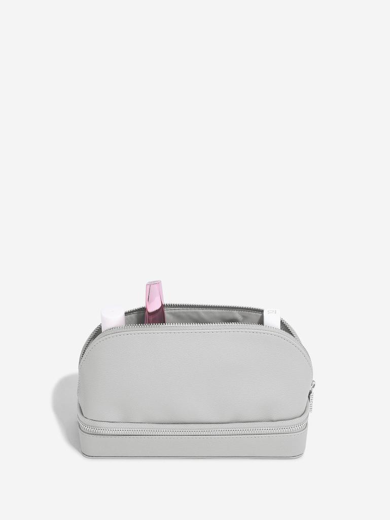 Pebble Grey Cosmetic and Jewellery Bag