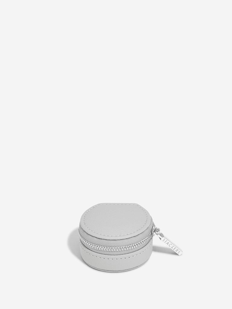 Pudełko podróżne na biżuterię Stackers Oyster mini kamienna szarość