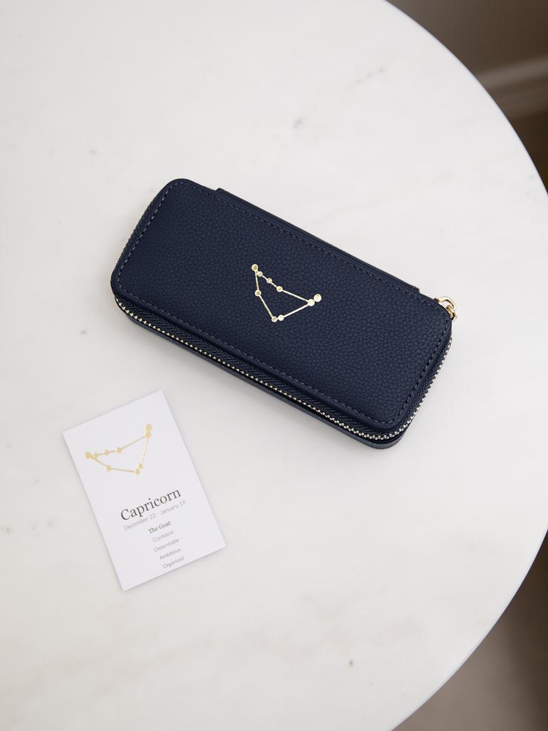 Star Sign Constellation Travel Jewellery Box - Capricorn