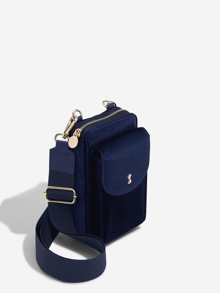 Navy kék crossbody keresztpántos kistáska