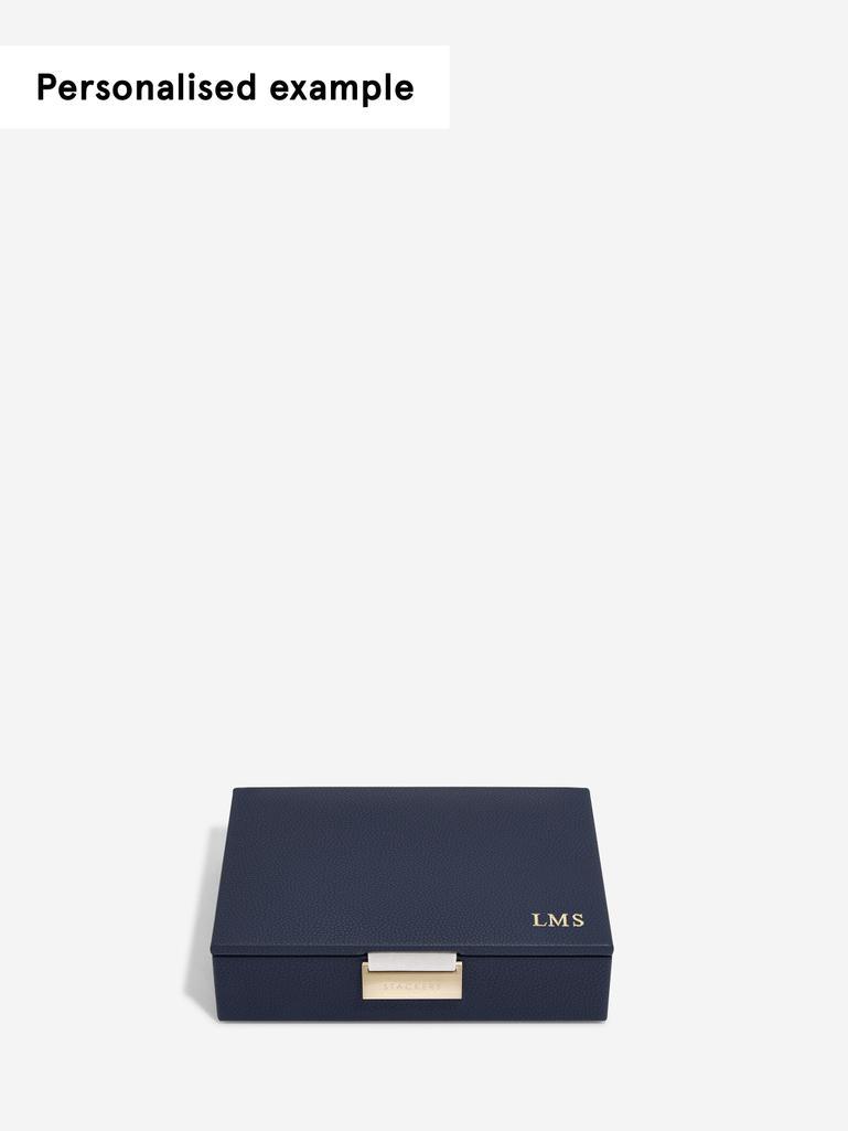 Navy Blue Mini Jewellery Box Lid