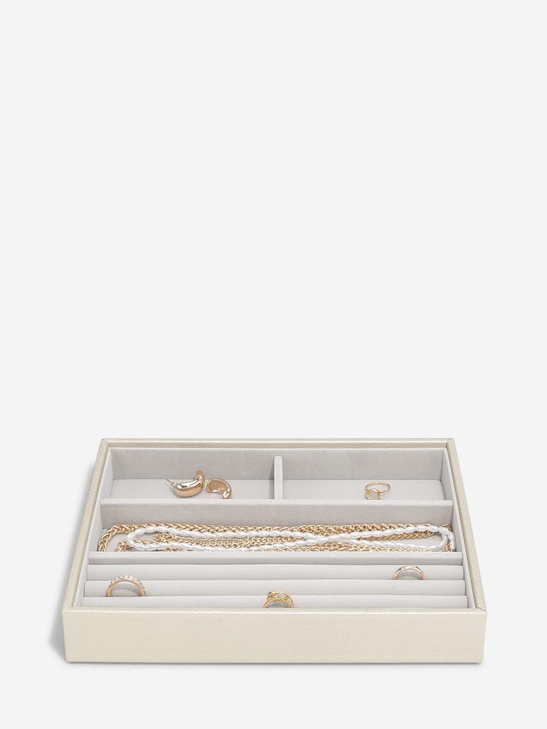 Metallic Pearl Classic Jewellery Box Set of 4