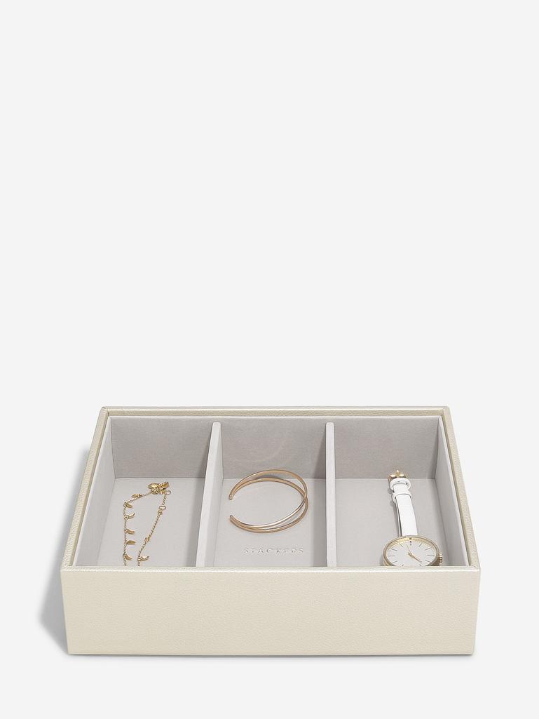 Metallic Pearl Classic Jewellery Box Set of 4