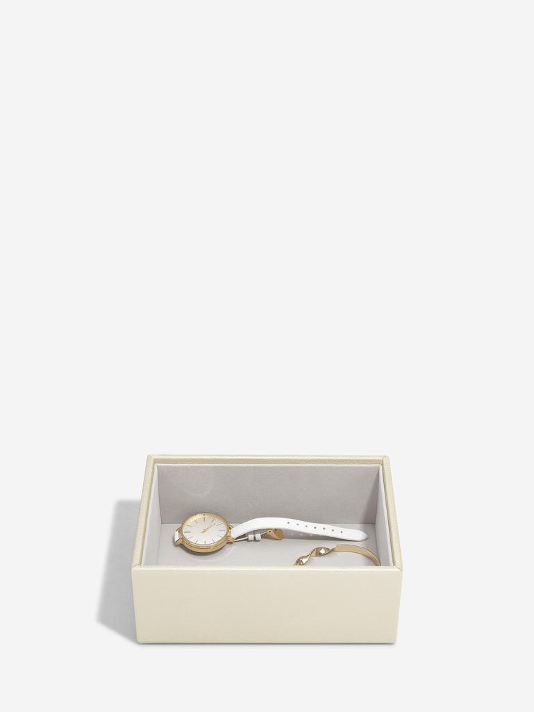 Metallic Pearl Mini Jewellery Box Set of 2