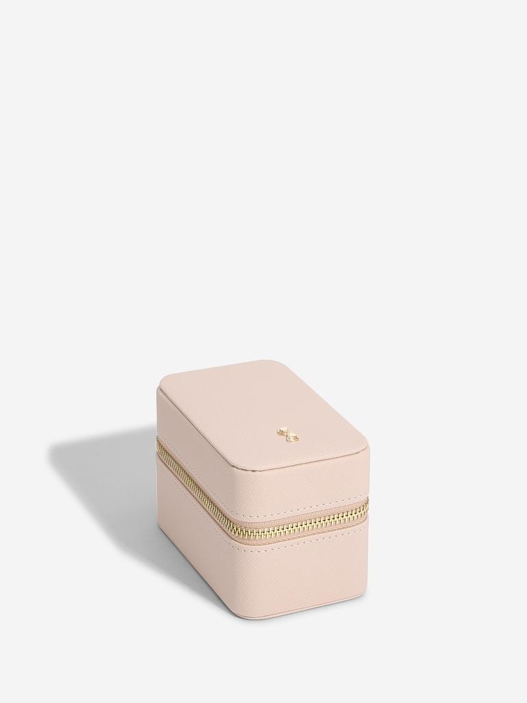 Blush Pink Travel Jewellery & Watch Box