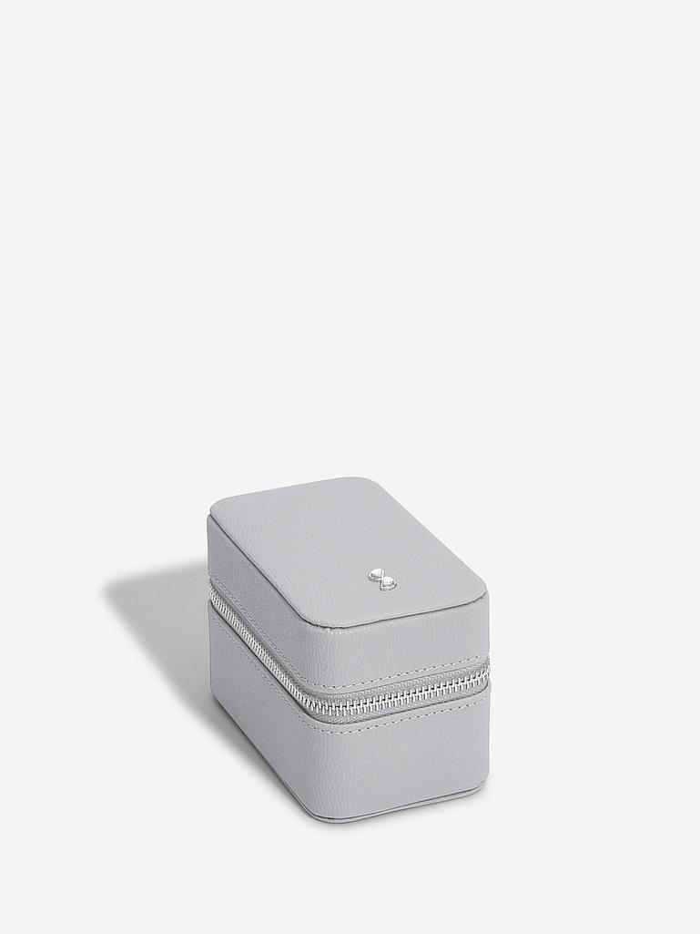 Pebble Grey Travel Jewellery & Watch Box